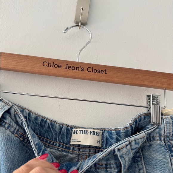 FREE PEOPLE NWT Newbies Solid Slouch Jeans M - Picture 6 of 8